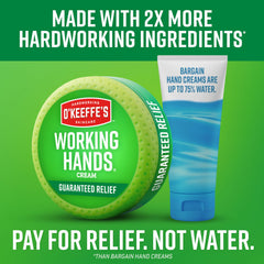 O'Keeffe's crea barrera protectora para mantener la humedad en las manos.