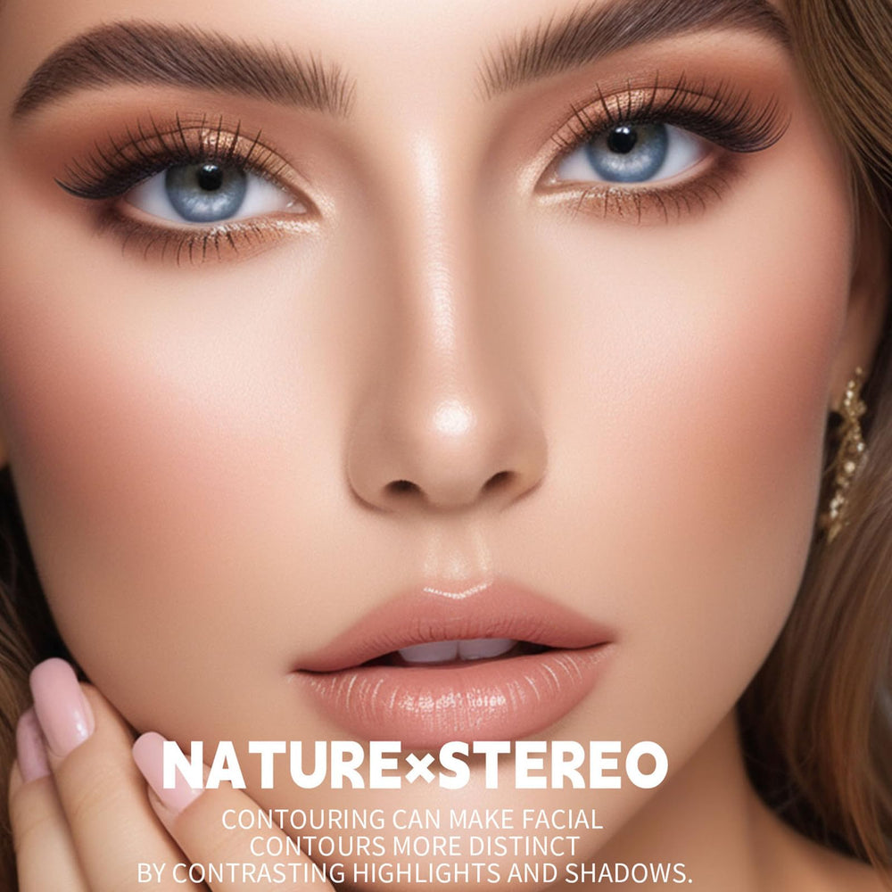 Okerker brocha facial para contorno, aplicación suave y controlada.