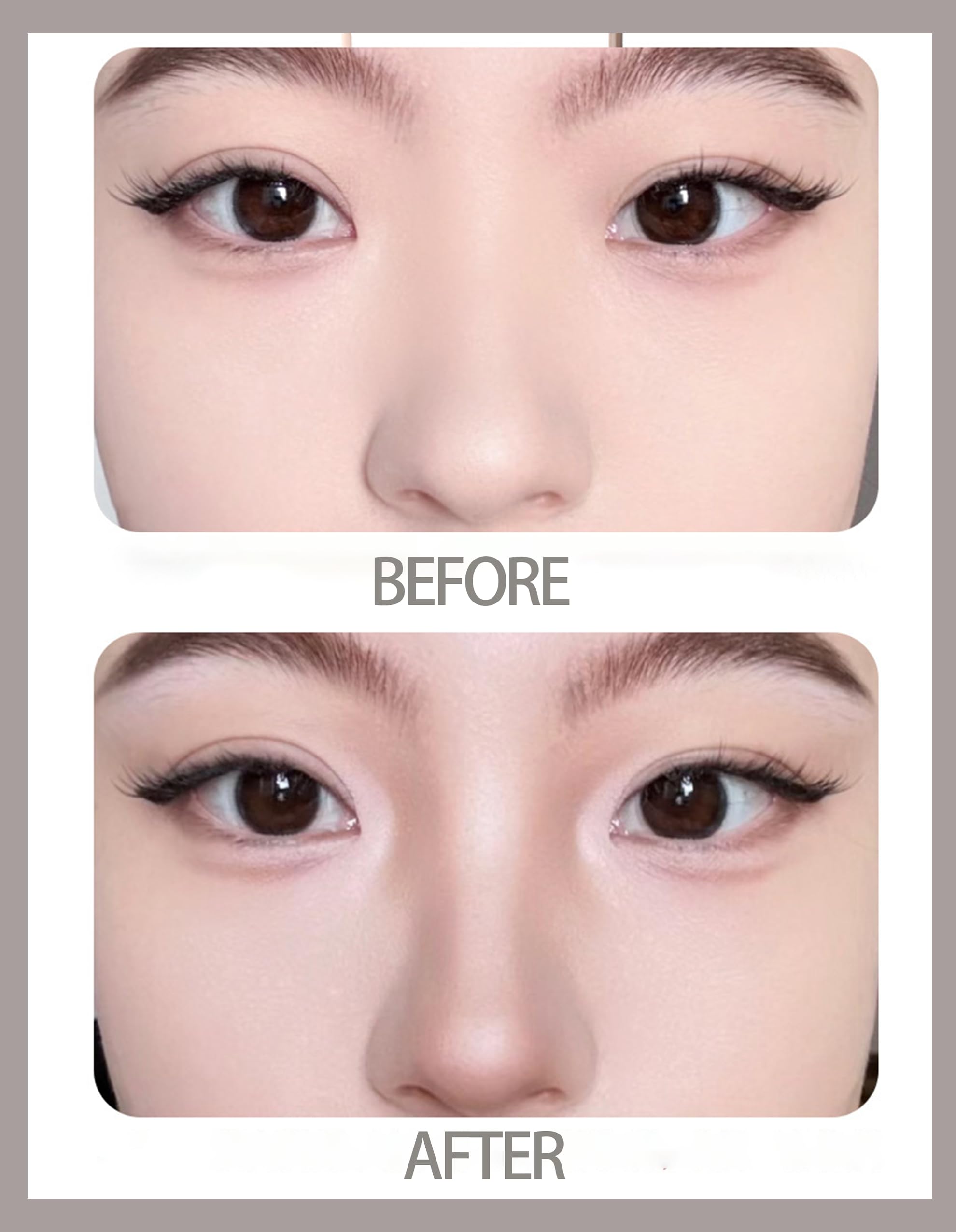 Okerker paleta uso multifuncional ojos cejas línea capilar.