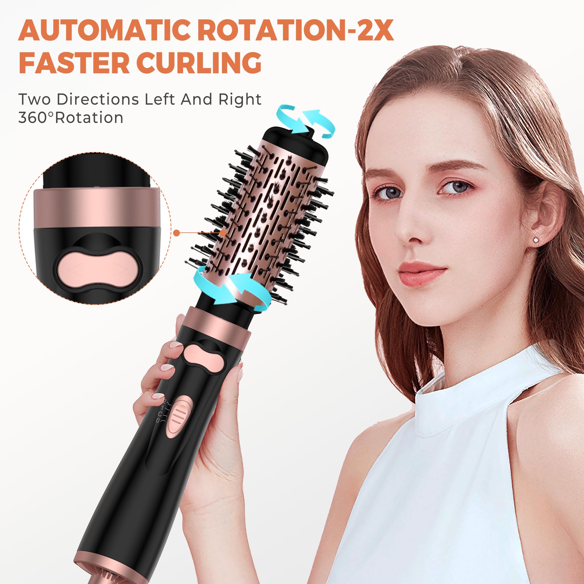 OKWRAP 3en1 cepillos intercambiables para rizar el cabello