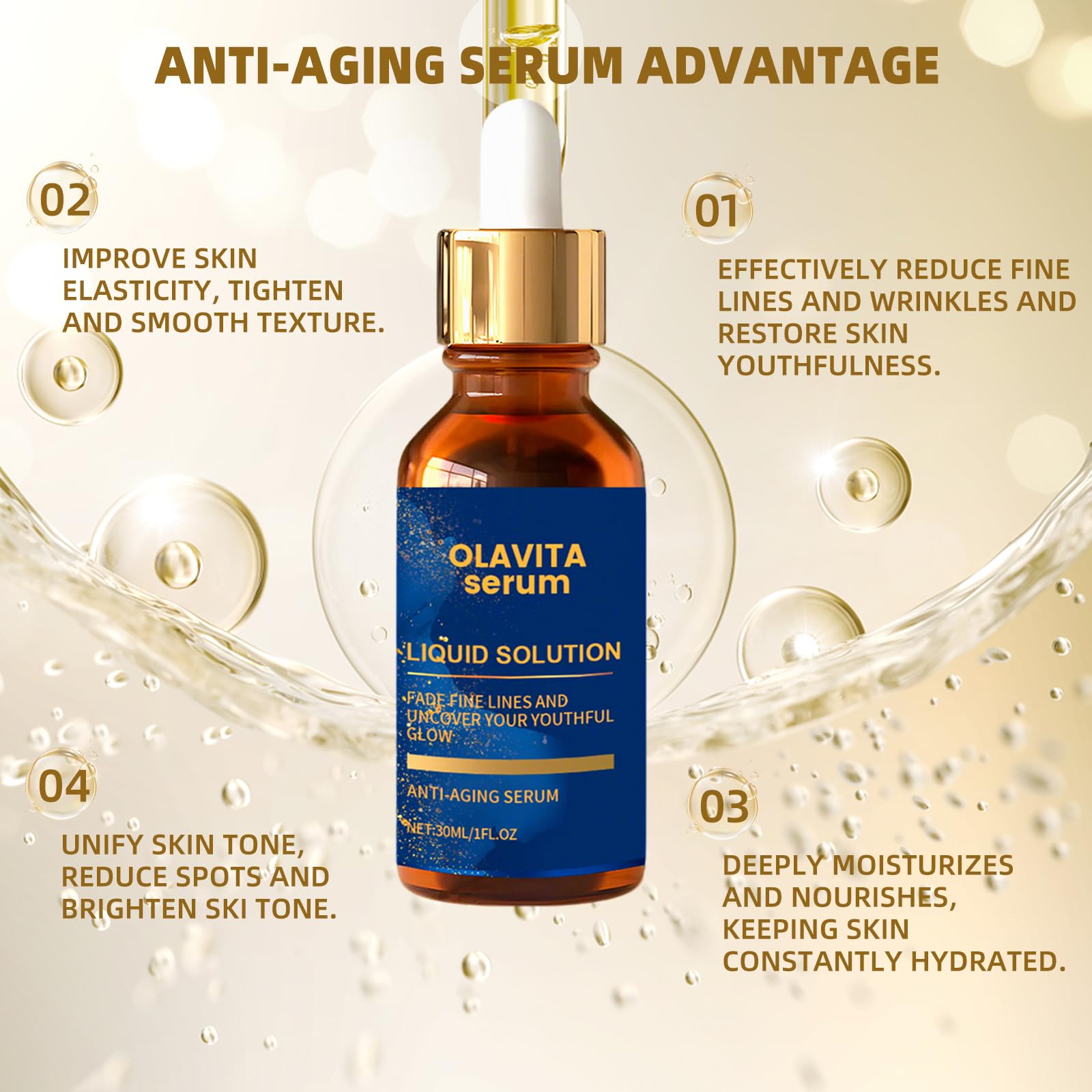 Olavita Serum two-pack box highlighting value and convenience
