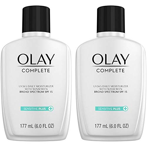 Olay Complete UV Plus crème sans parfum, texture légère et application facile.