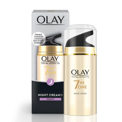 Frasco nocturno de Olay Total Effects para hidratación nutritiva