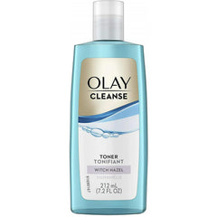 Aplicación con almohadilla de algodón de Olay Toner.