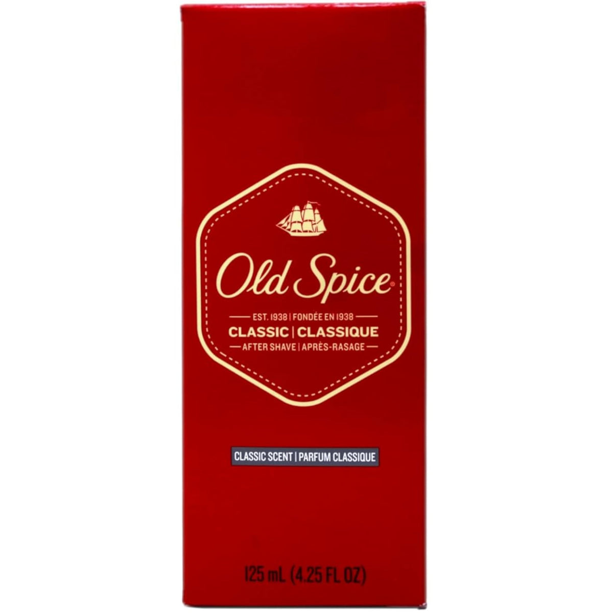 Old Spice Classic, frasco de 425 ml, aroma distintivo para terminar el afeitado.