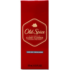 Old Spice Classic, frasco de 425 ml, aroma distintivo para terminar el afeitado.