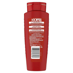 Old Spice aroma puro-deporte, etiqueta visible y aroma fresco.