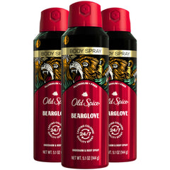 Old Spice Bearglove, fragancia manzana y cítricos para uso diario.