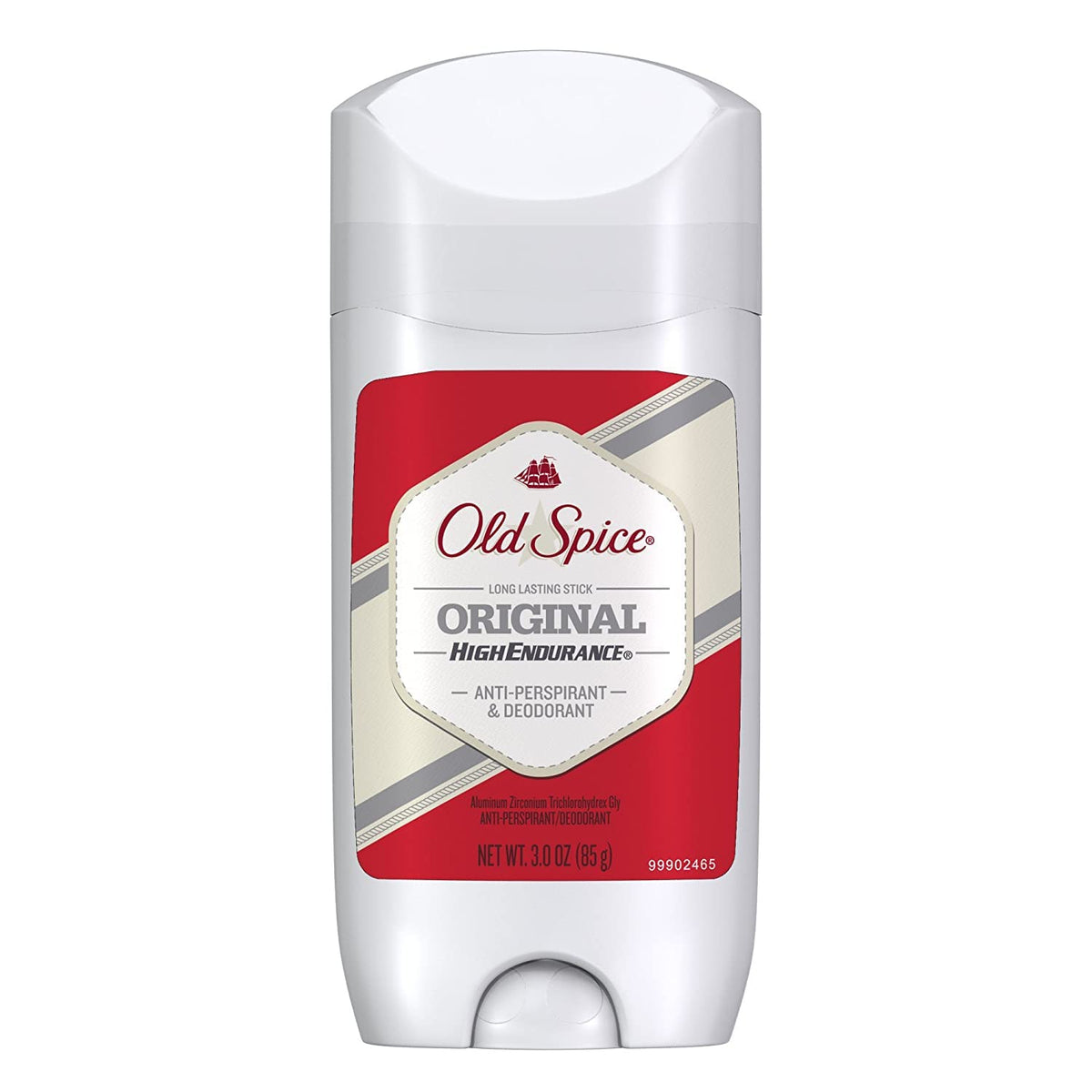 Old Spice High Endurance Desodorante Original en frasco, protección duradera para días activos.