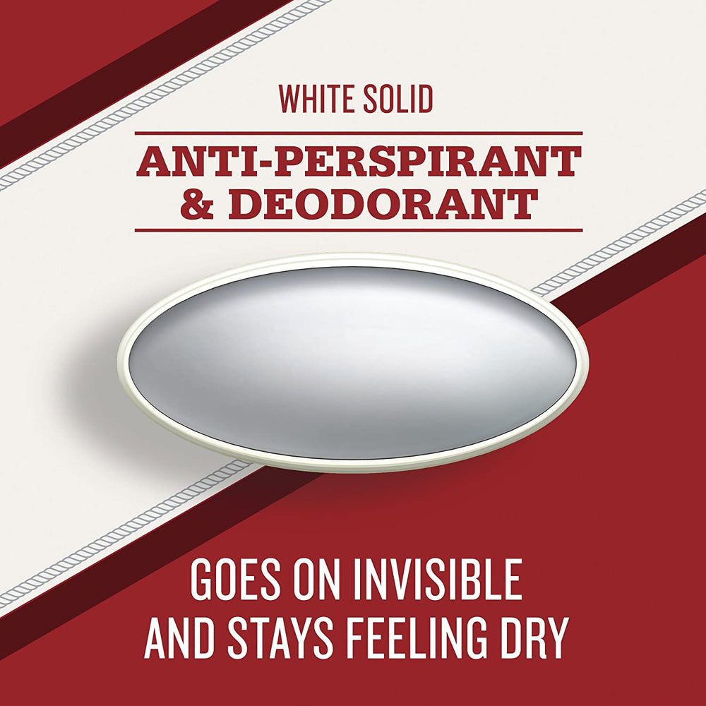 Old Spice High Endurance Desodorante Original, textura sólida invisible para no dejar manchas.