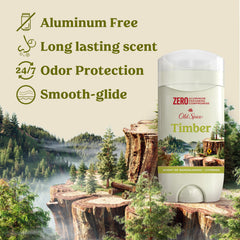 Old Spice Timber: application sans traces
