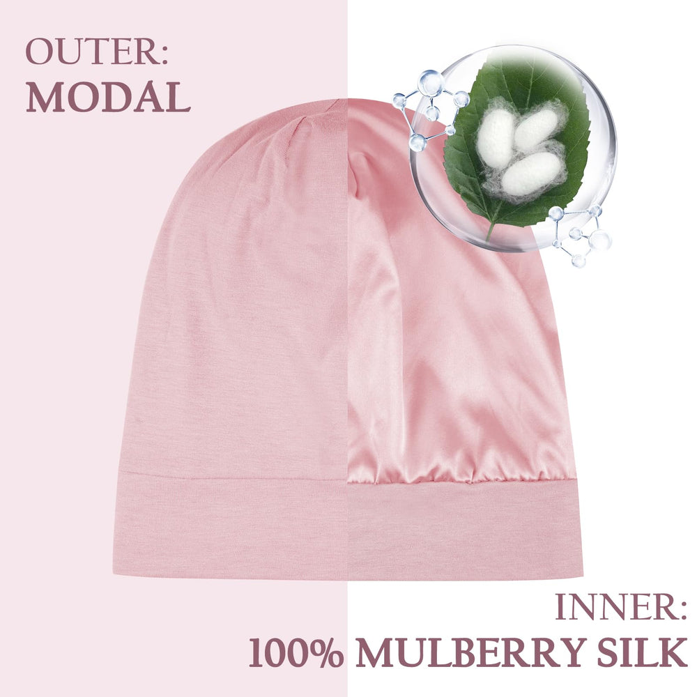 Boina de seda OLESILK para bebé, ajuste regulable para crecer con el niño.