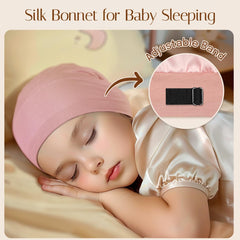 Boina suave y transpirable de OLESILK para dormir sin irritación en la piel.