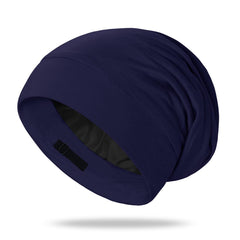 OLESILK bonete Morera frente: protección suave para dormir.