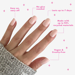 32 uñas en 16 tallas para ajuste personalizado con Olive June