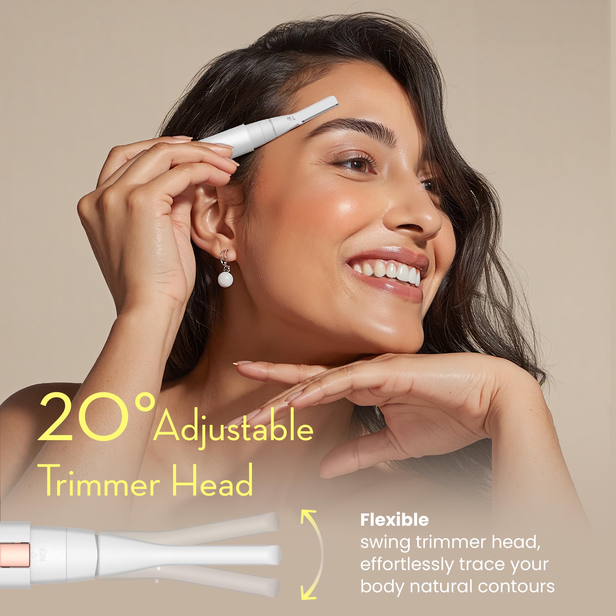 OLOV slim para cejas y rostro, precisión suave y segura
