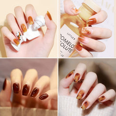 Tono cristal translúcido de Omainy gel para brillo natural