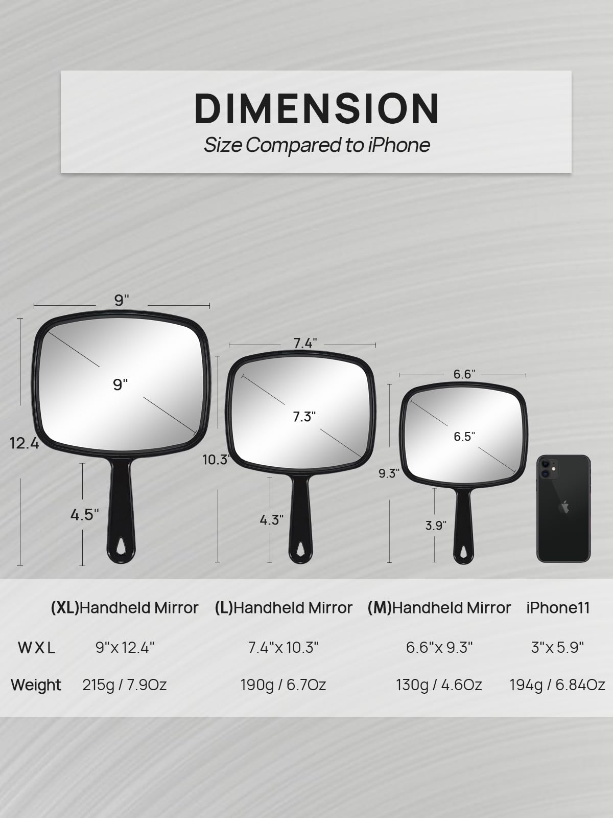 OMIRO, superficie HD de 9x7.9 pulgadas, muestra un reflejo nítido sin distorsión
