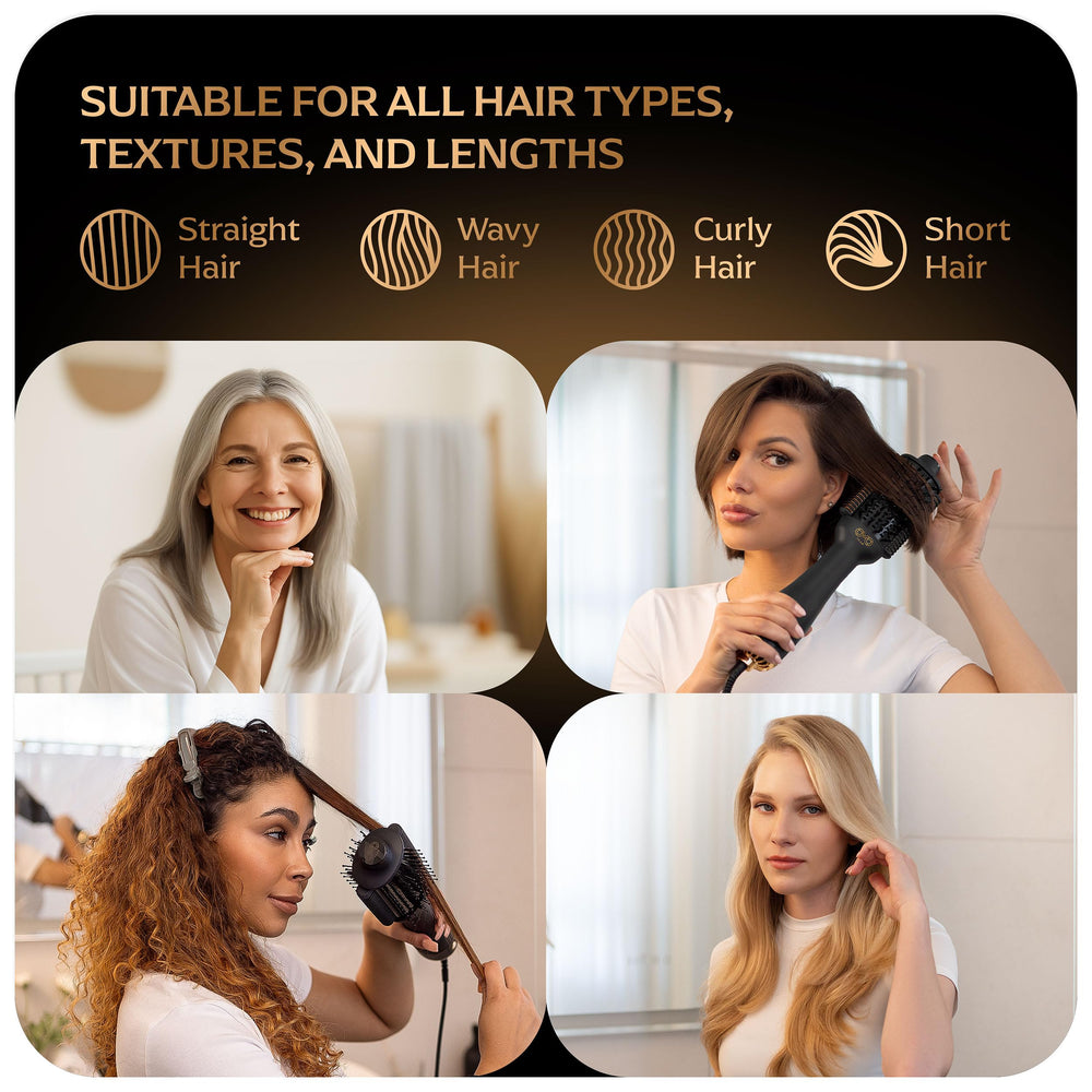 OMOTEAM control preciso de temperatura para adaptar al tipo de cabello