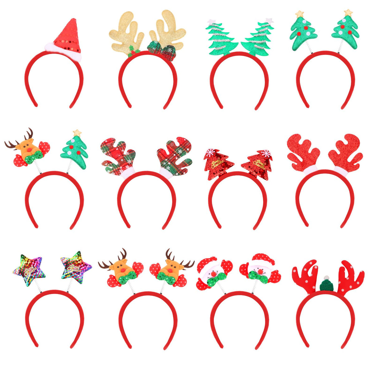 Ondder diadema navidad reno, ideal para fiestas y sesiones de fotos festivas