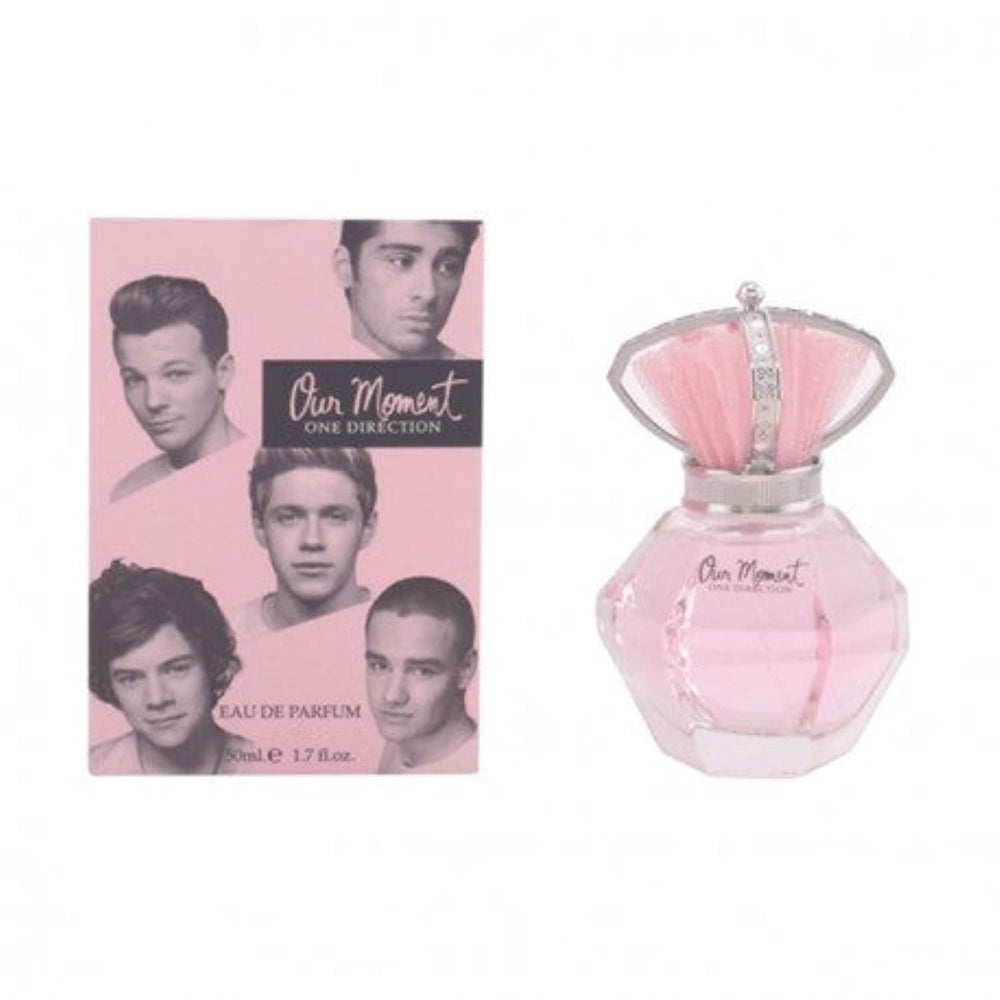One Direction Our Moment bottle side profile, sleek and travel-ready