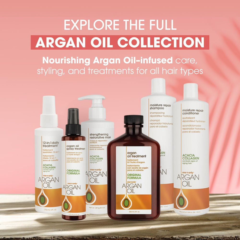 One 'N Only Aceite de Argán para el Cabello: compatible con extensiones y cabello teñido