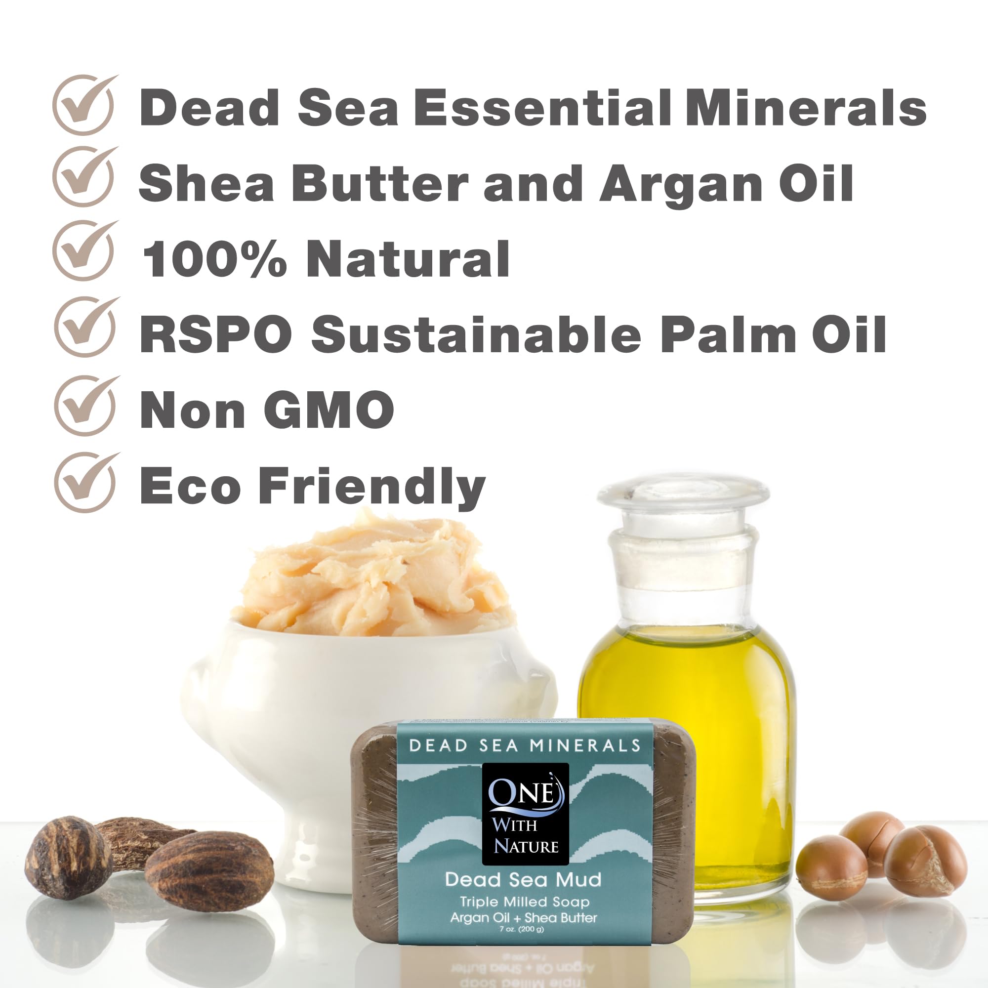 One With Nature Minerales Mar Muerto: 21 minerales para equilibrar la piel
