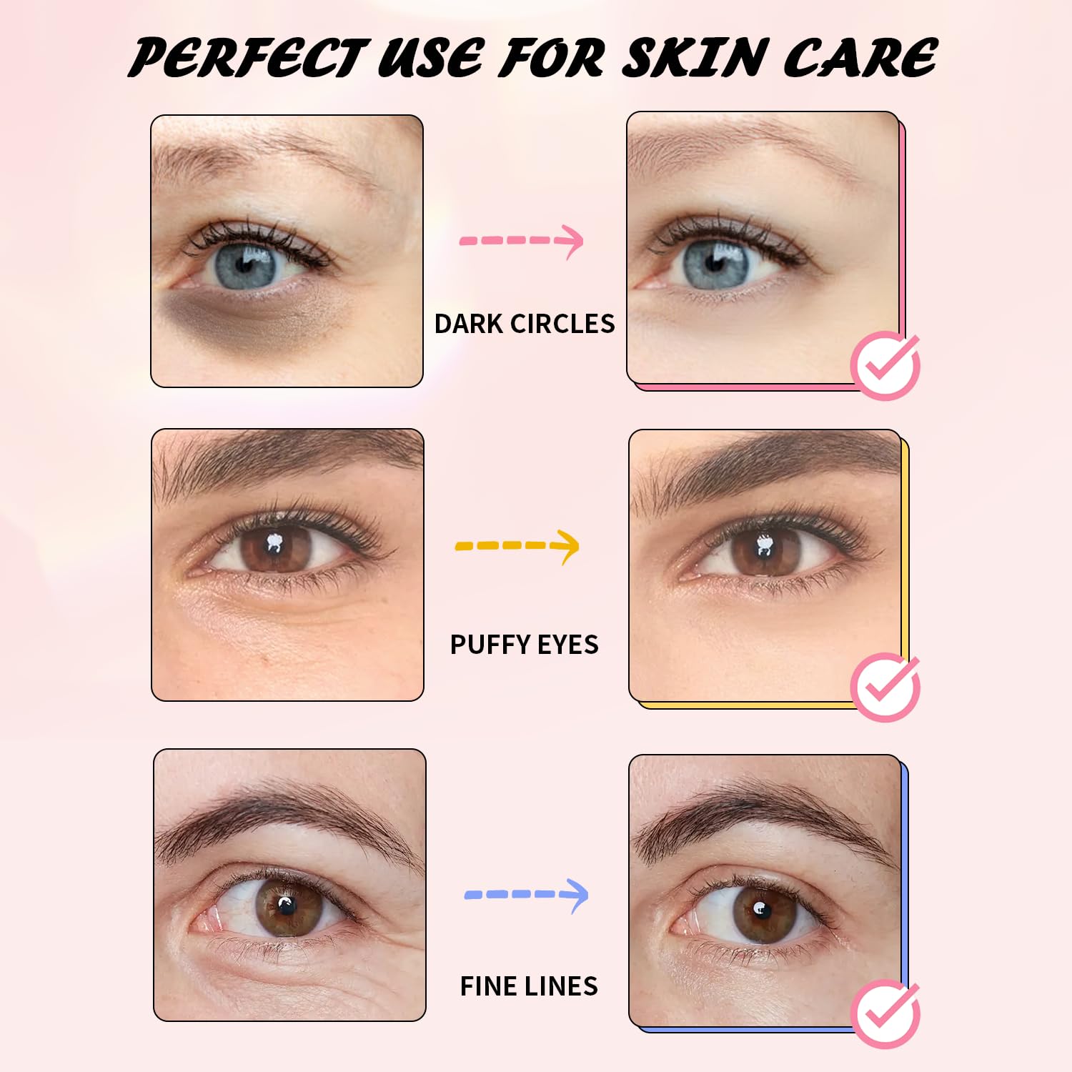 Onespring parches ojos cafeína para despertar la mirada