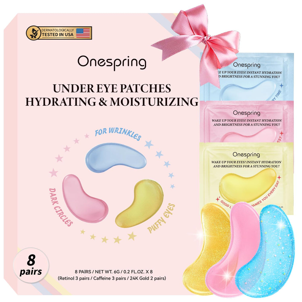Onespring parches ojos oro 24K para revitalizar la mirada
