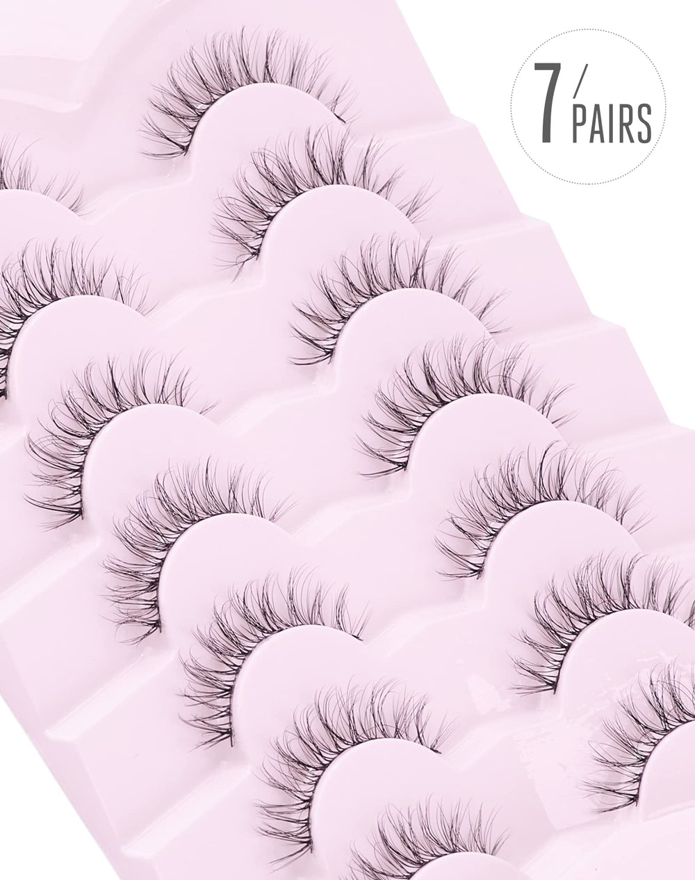 Onlyall Pestañas Naturales adecuadas para todo tipo de ojos