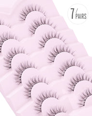 Onlyall Pestañas Naturales adecuadas para todo tipo de ojos