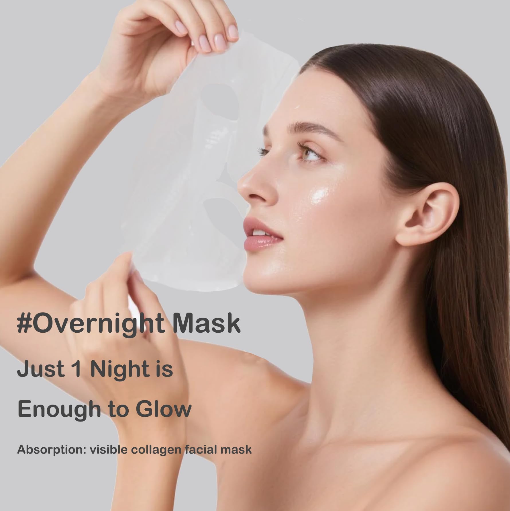ONMYLOVIN mascarilla antiedad hidrogel coreano para aspecto más fresco.