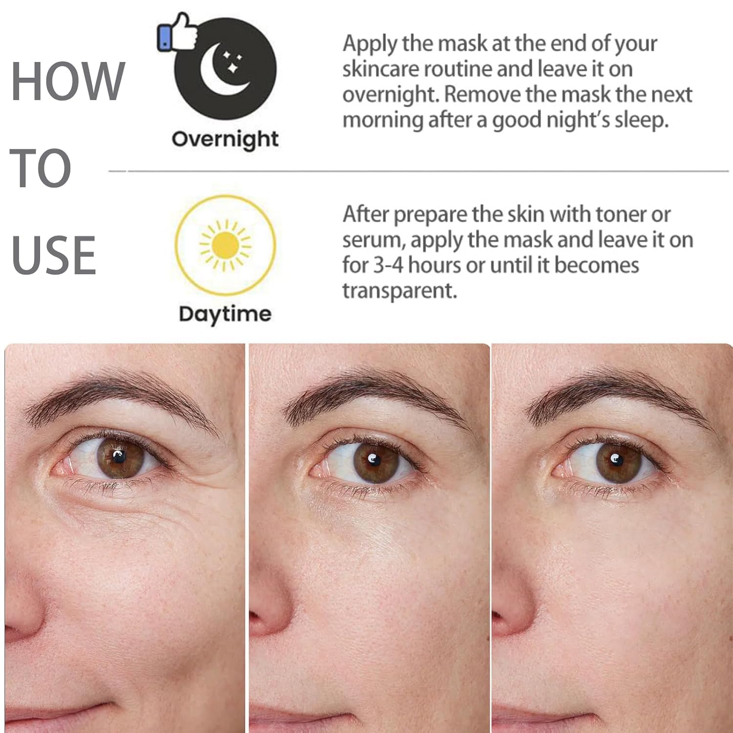 ONMYLOVIN mascarilla con ingredientes naturales para nutrición nocturna.