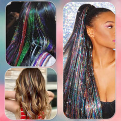 ONROCL tinsel pelo 48 pulgadas suficiente para varias longitudes