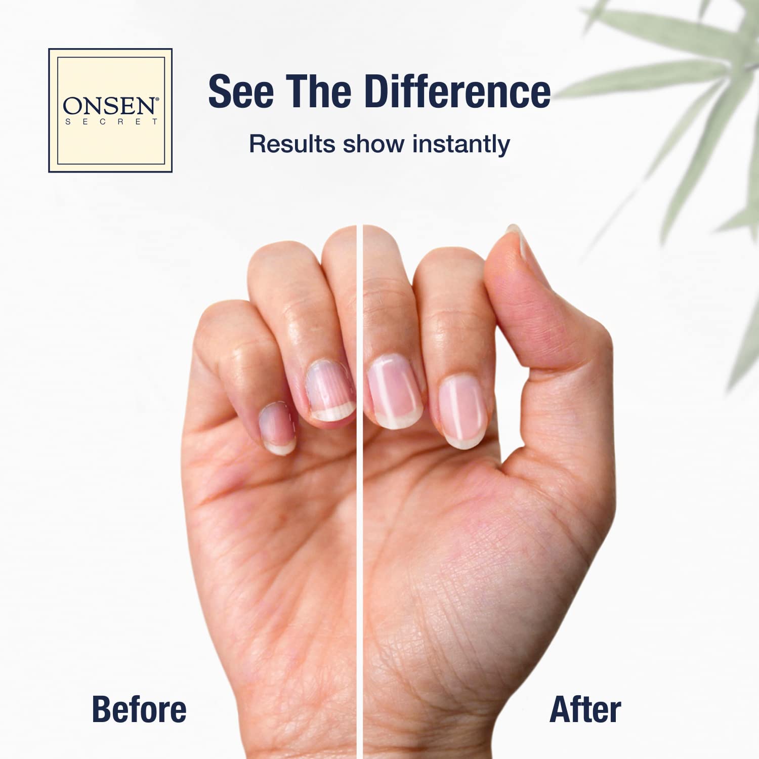Onsen Secret producto hecho en Estados Unidos para uñas.