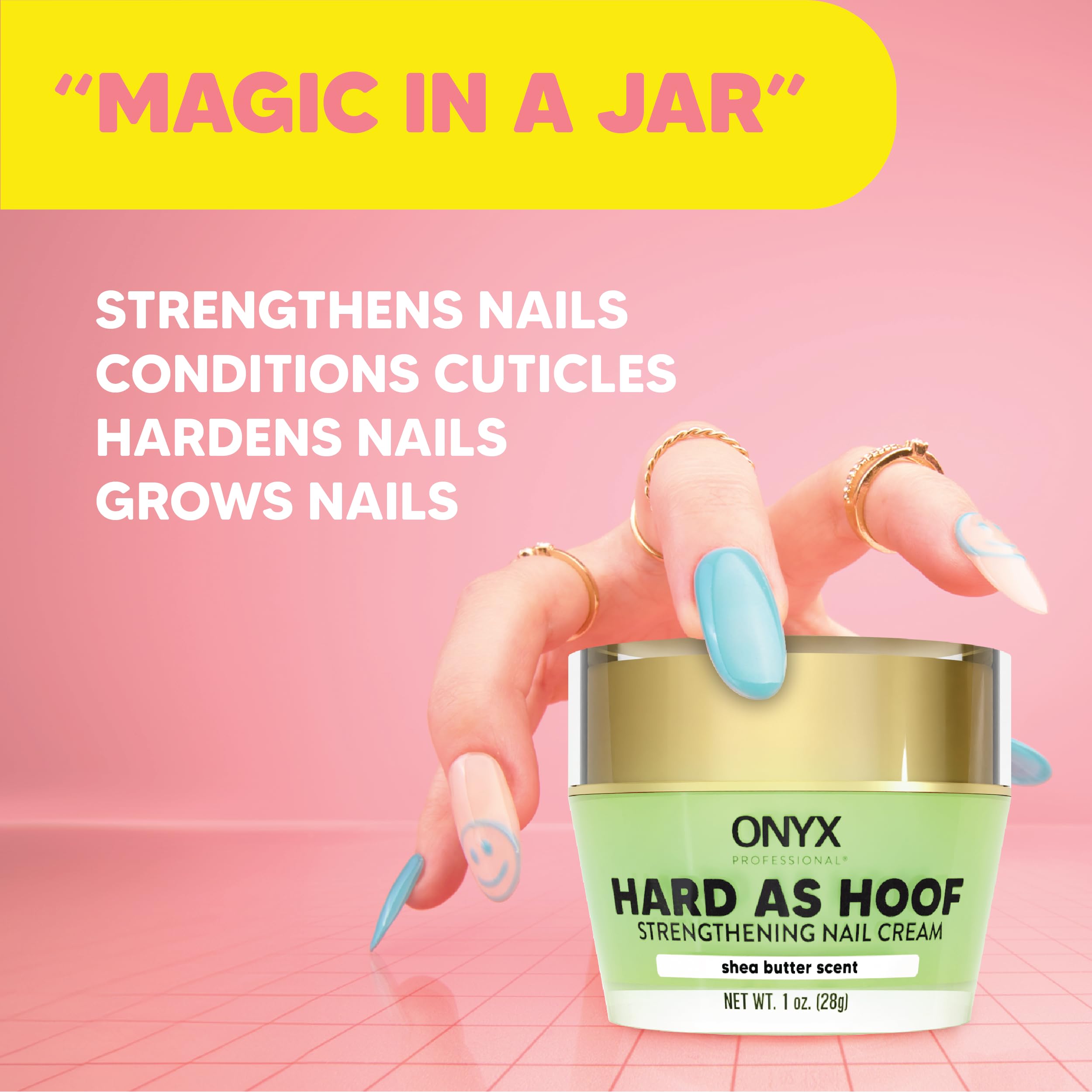 Onyx Professional Hard as Hoof crecimiento-uñas, favorece uñas más largas.