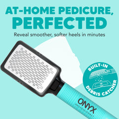 Onyx Professional Lima Pie mango siliconado para un agarre seguro