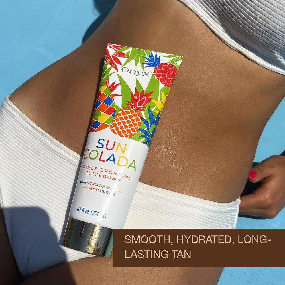 Onyx Suncolada: douceur de la peau pendant et après le bronzage.