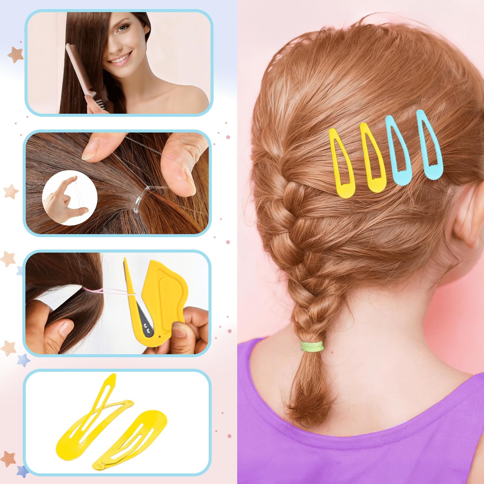Cortador de ligas OOPPOO para retirar gomas sin dañar el cabello