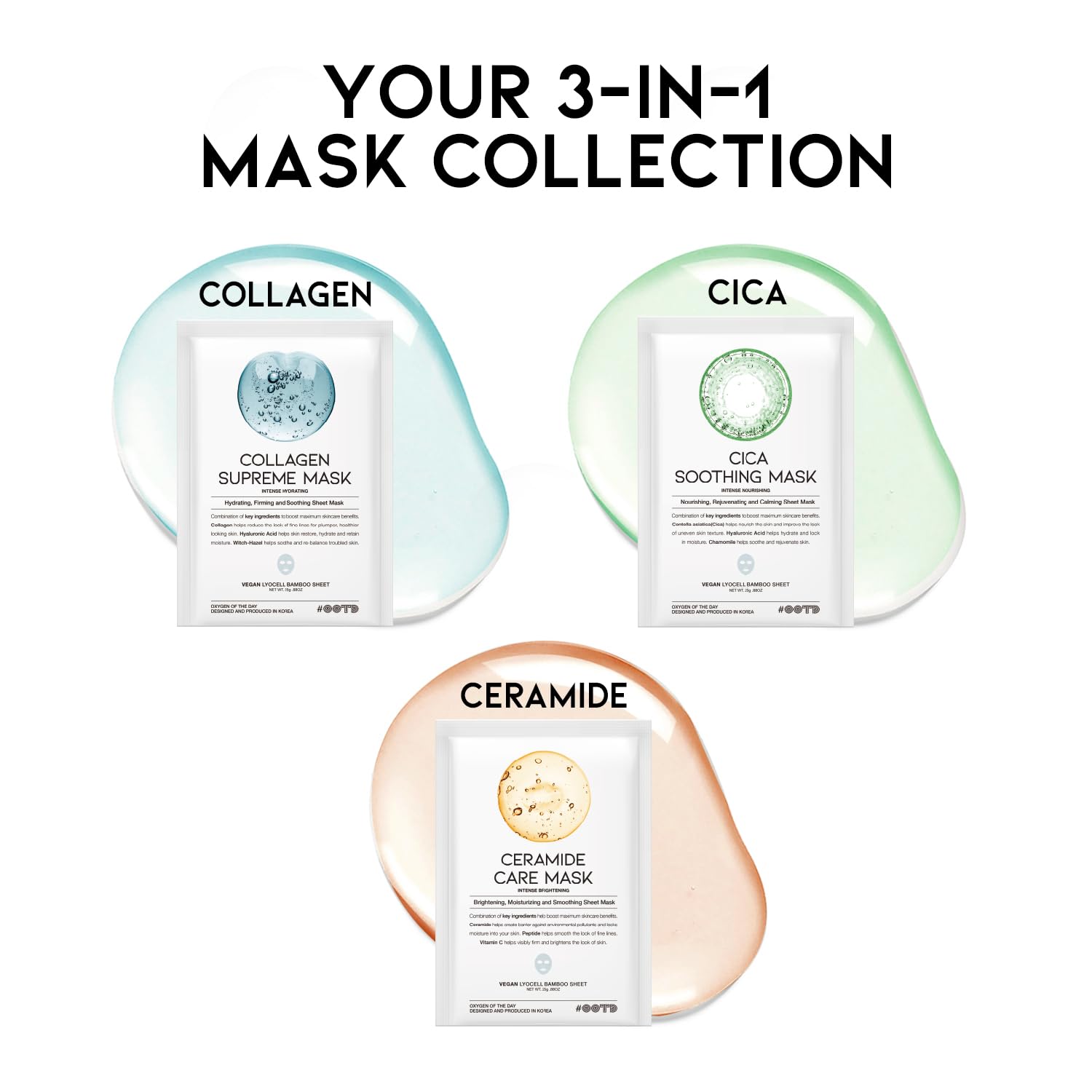 Masque Ceramide Care #OOTD, éclat et élasticité améliorés.