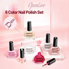 OpenLive esmalte glitter rojo: cobertura alta para un look vibrante.