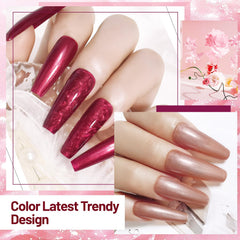 OpenLive esmalte glitter rosa: acabado brillante para diseños glam.