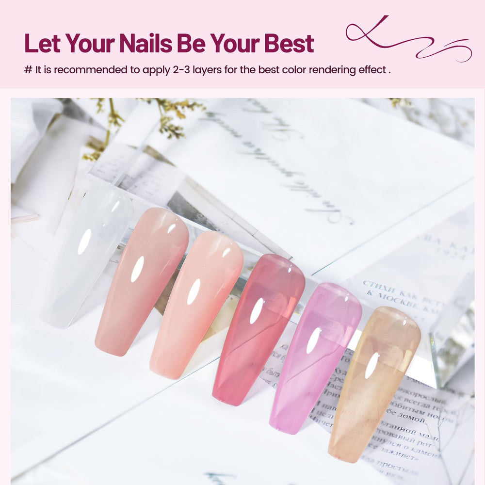 OpenLive Esmalte Jelly Rosa Suave: tono suave ideal para uso diario