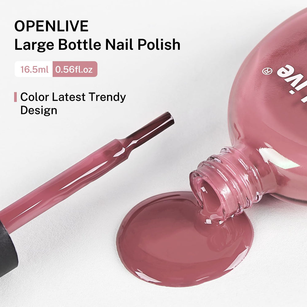 OpenLive Esmalte Uñas Dusty Rose ideal como regalo para amantes del nail art.