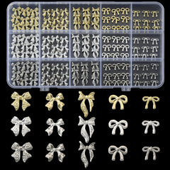 OPMADM lazo dorado brillante para uñas, ideal para un toque elegante en manicuras.