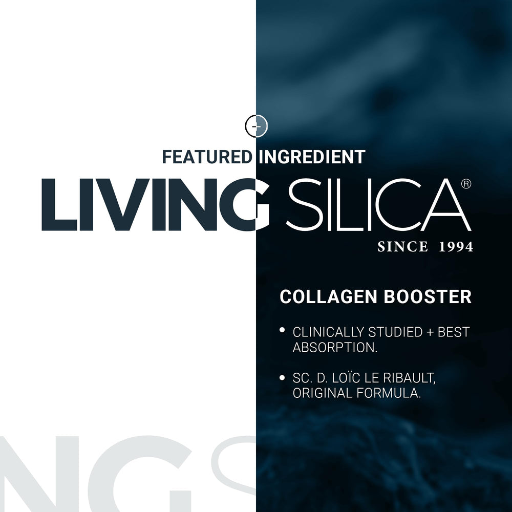 Orgono Living Silica textura suave facilita la aplicación diaria.