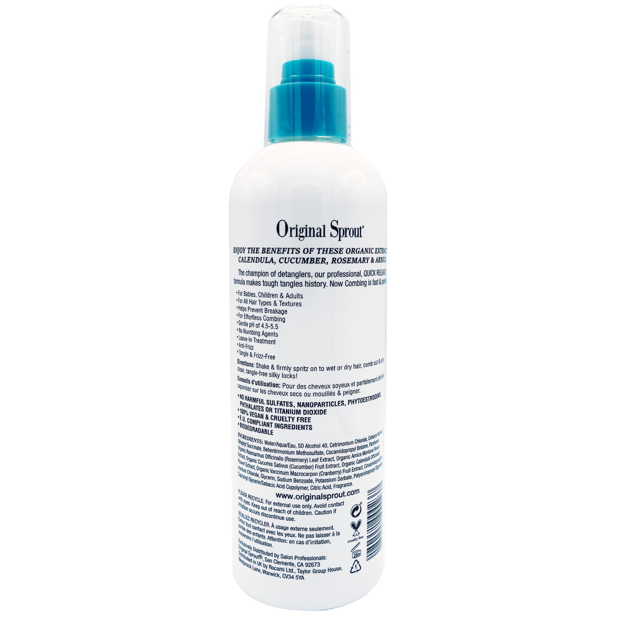 Original Sprout Miracle Detangler: ideal para uso diario con brillo natural.