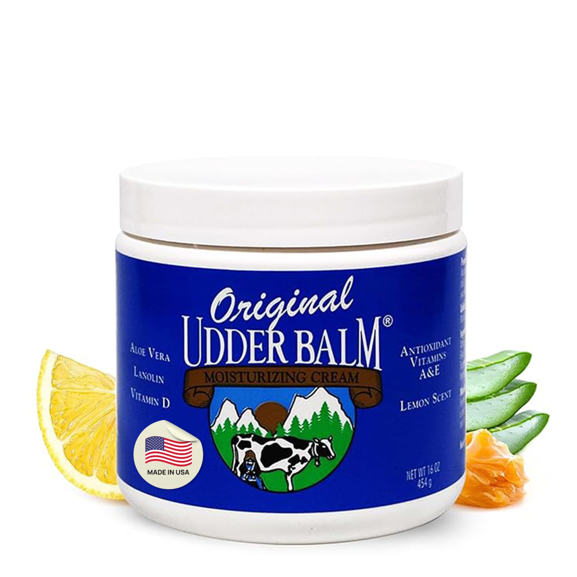 Original Udder Balm en aplicación de manos para humectación intensa y rápida