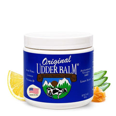 Original Udder Balm en aplicación de manos para humectación intensa y rápida