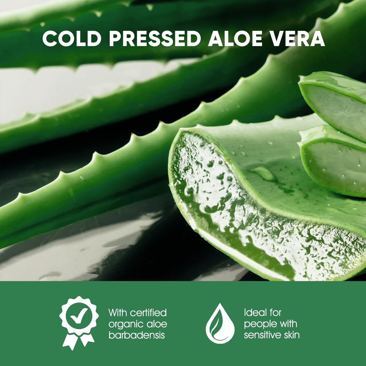 ORISO Aloe Vera Gel alivio suave para quemaduras solares menores
